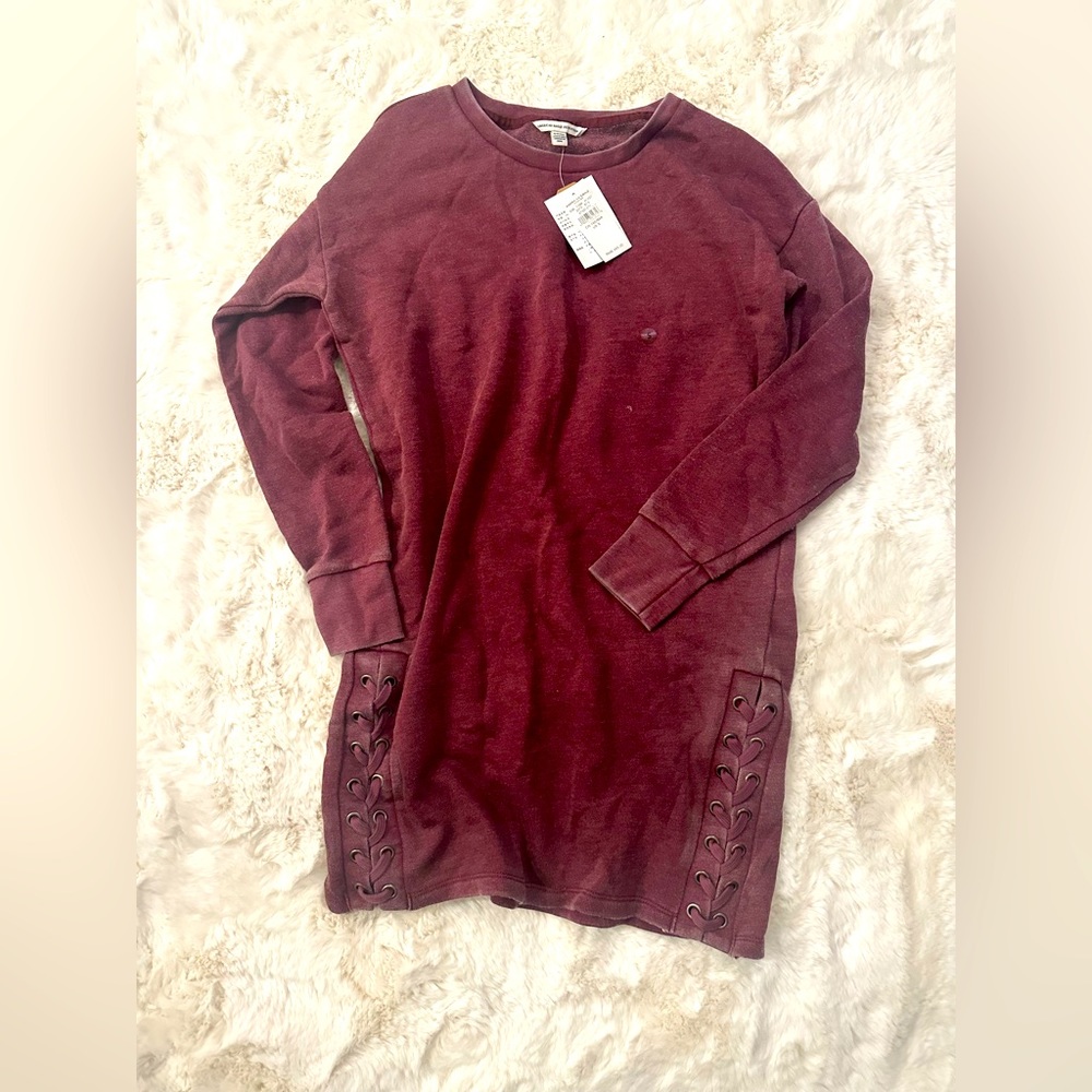 American over size long sleeves tee